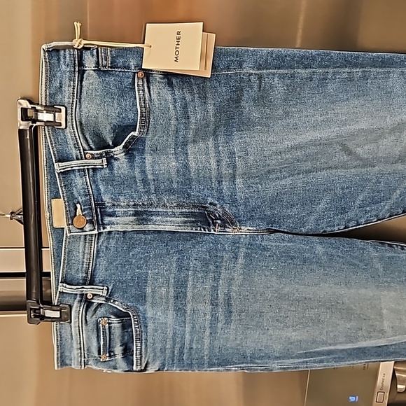 💕MOTHER💕 The Insider Crop Step Fray Jeans ~ Juicin' 34 NWT - Picture 12 of 16